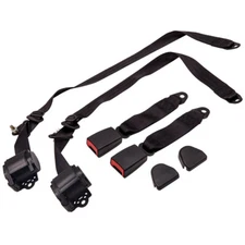 2Pcs 3 Point Retractable Seat Belt for Jeep CJ YJ Wrangler 1982 1983 1984-1995