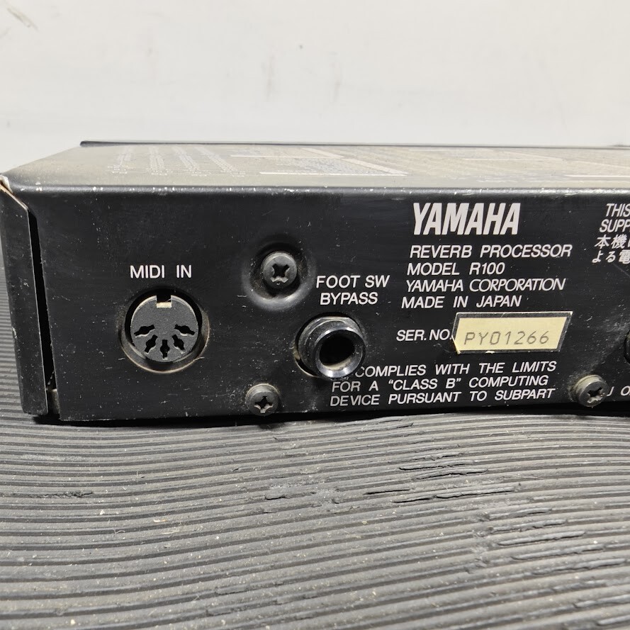 その他 YAMAHA REVERB PROCESSOR R100 Yamaha R100 Reverb Processor - Used, Scratches, No