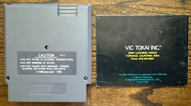 Vintage Nintendo NES The Mafat Conspiracy Game Vic Tokai