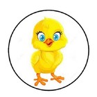 48 Baby Chick! Envelope Seals Labels Stickers 1.2" Round