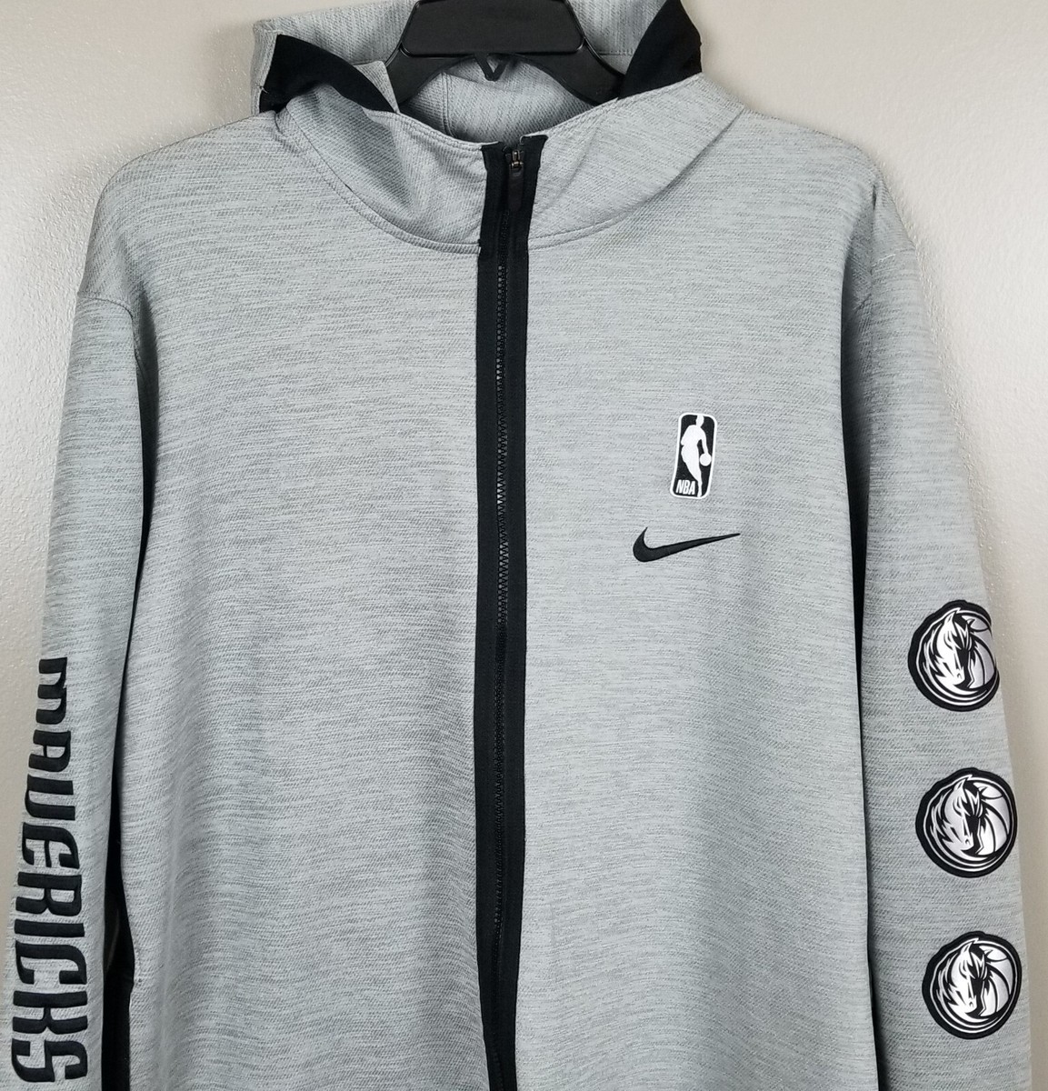 NIKE DALLAS MAVERICKS MAXI KLEBER #42 NBA TEAM-ISSUED JACKET RARE