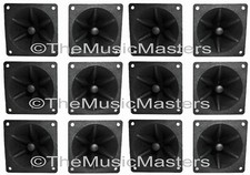 12X Flush Mount 3.25" inch Square Super Horn Tweeter Speakers Car Home Pro Audio