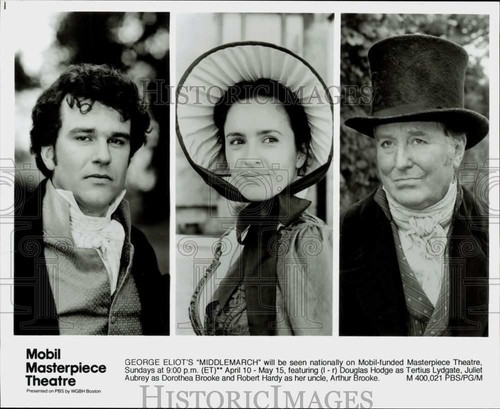Press Photo Douglas Hodge Juliet Aubrey Robert Hardy In Middlemarch Ebay