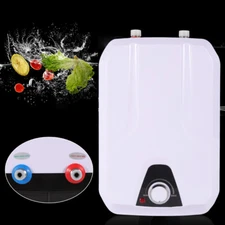 6L Instant Electric Hot Water Heater Shower Compact Mini-Tank Storage RV 110V US