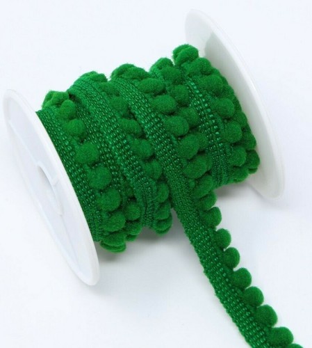 FCL Pom Pom 3M 5 MM Mini Pearl Trim Sewing Craft Bobble Fringe Pompom - Picture 39 of 99