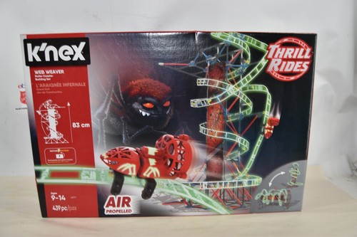 K'NEX Web Weaver Roller Coaster Building Set 439 Pieces NIB (4292)