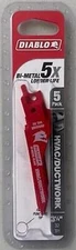 Diablo DS0332BF5 3-1/4" HVAC/Ductwork Bi-Metal Reciprocating Blade (5-Pack)