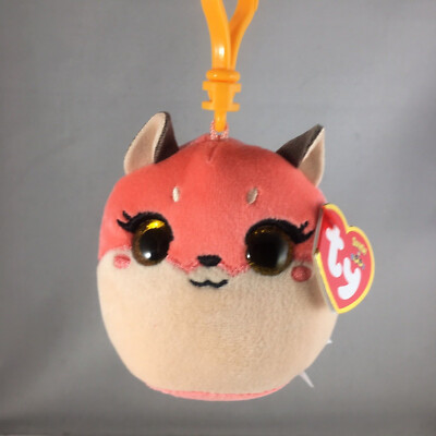 NEW! 2022 TY Mini Beanie Squish-A-Boos Plush - ROXIE the Fox (3 inch ...