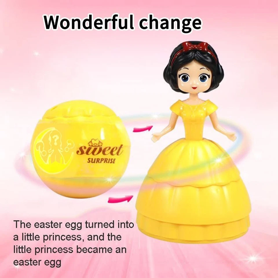 Mini Princess Figures 6 Pcs Princess Mini Figure Set Cartoon Birthday Decoration - Image 4 of 4