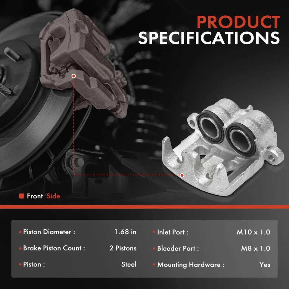 Pinza de freno delantera nueva sin soporte para Mazda MPV 1992-1998 2000-2006 Foto 2 de 4