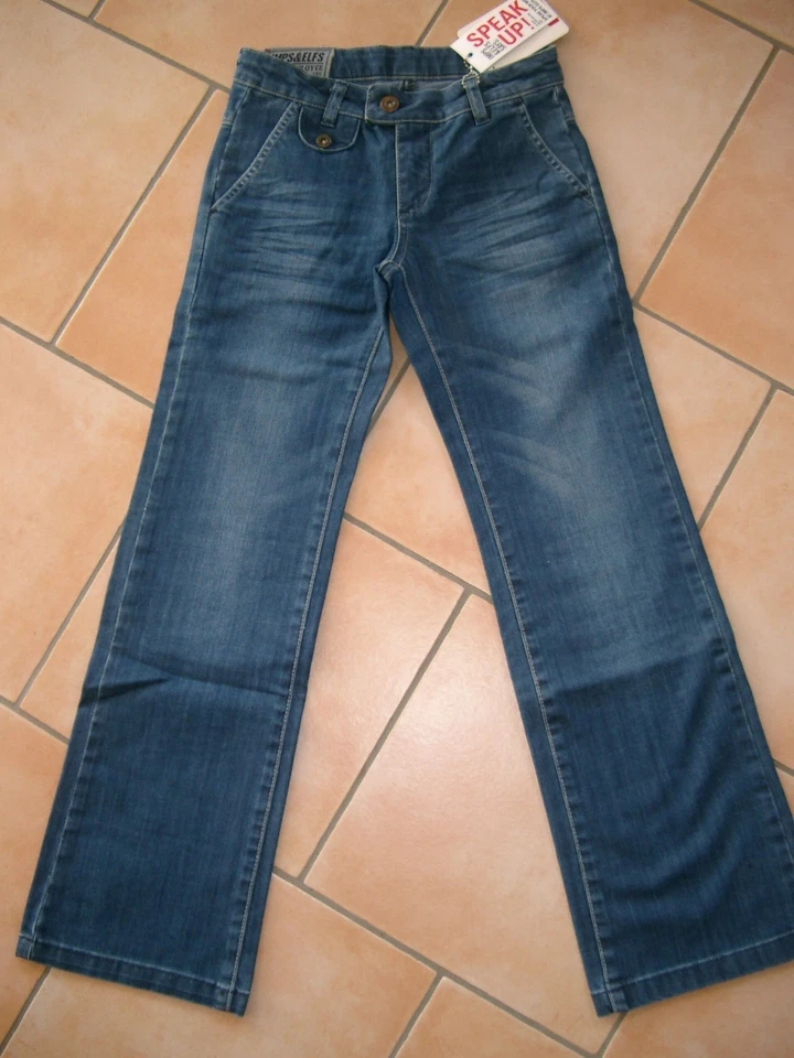 (C926) Coole Imps & Elfs Girls Jeans Hose "Employee" slim fit flared leg gr.146 - Bild 3 von 3