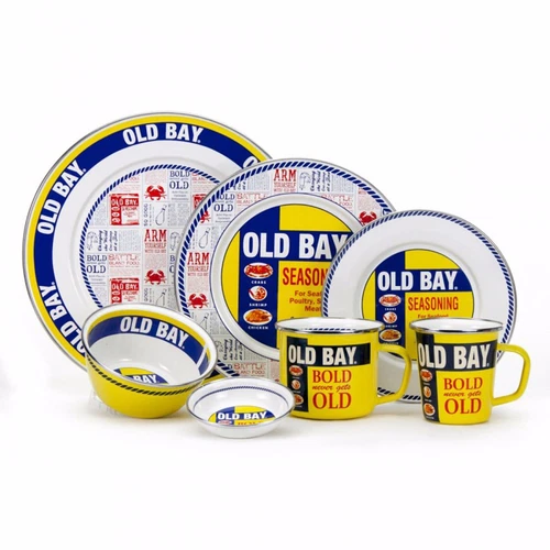 Golden Rabbit Enamelware Dinner Plate - Thumbnail 2