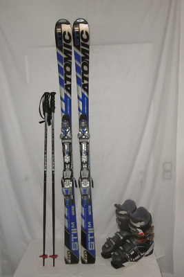 ATOMIC '' ST II '' TOP SKI ALLROUND CARVER 170 CM + SKISCHUHE GR: 45 IM SET