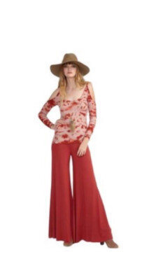 Rachel Pally Bandit Rib, Top, Brown Spice LARGE NWT