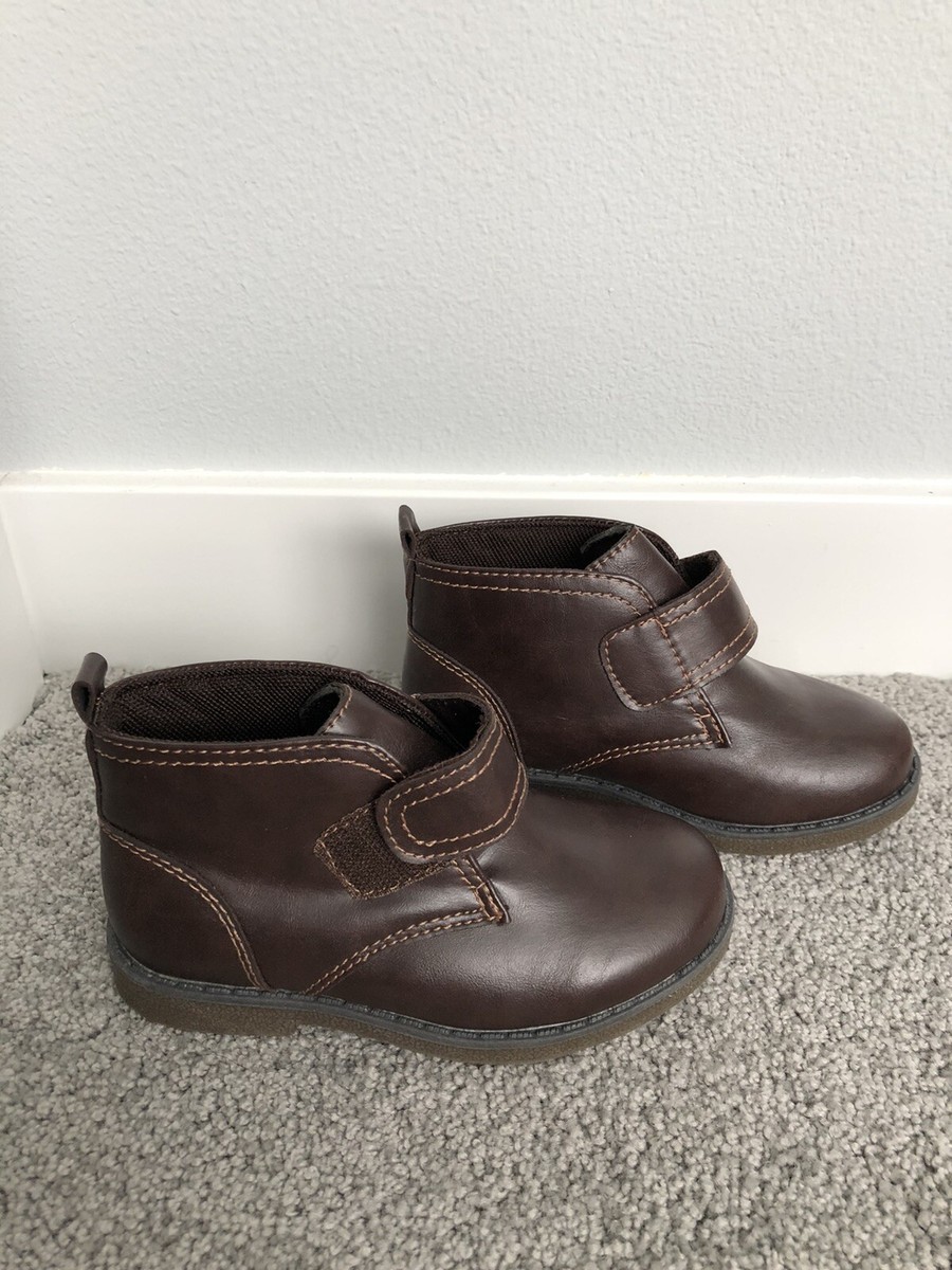 New Okie Dokie Chukka Boots Brown occasion Dress Shoes Child