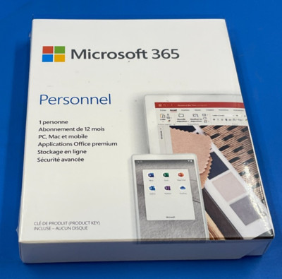 Microsoft Office 365 Personal French QQ2-01035   ️  ️ BRAND NEW!