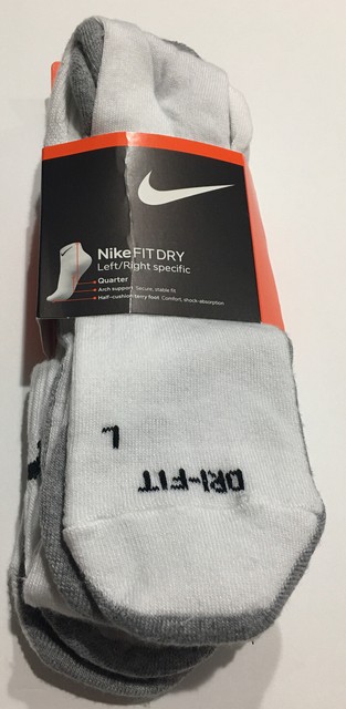 nike dri fit socks left and right