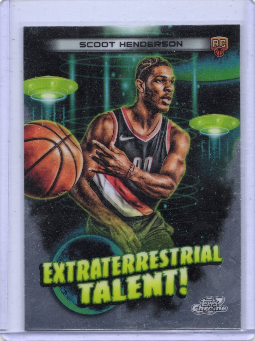 2023-24 Cosmic Chrome - Extraterrestrial Talent Scoot Henderson #ET-17 (RC)
