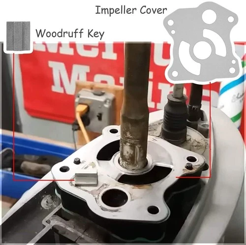 Water Pump Impeller Repair Kit For Honda outboard 40 50 hp BF40A/D BF50A/D 06193 - Picture 10 of 14