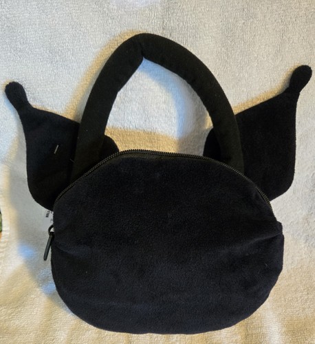Kuromi Purse Face - Small Plush Hello Kitty Sanrio Soft Handbag with Zipper/tag - Picture 2 of 4