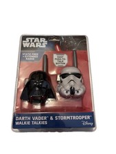Star Wars Darth Vader Stormtrooper Walkie Talkies Disney eKids 500ft New Toy Set