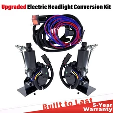 Fits 1967-1969 Ford Thunderbird 3PCS Electric Headlight Conversion Kit New Motor