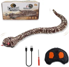 Remote Control Snake Toy, Realistic RC Rattlesnake Fast Moving Electric Fake Sna
