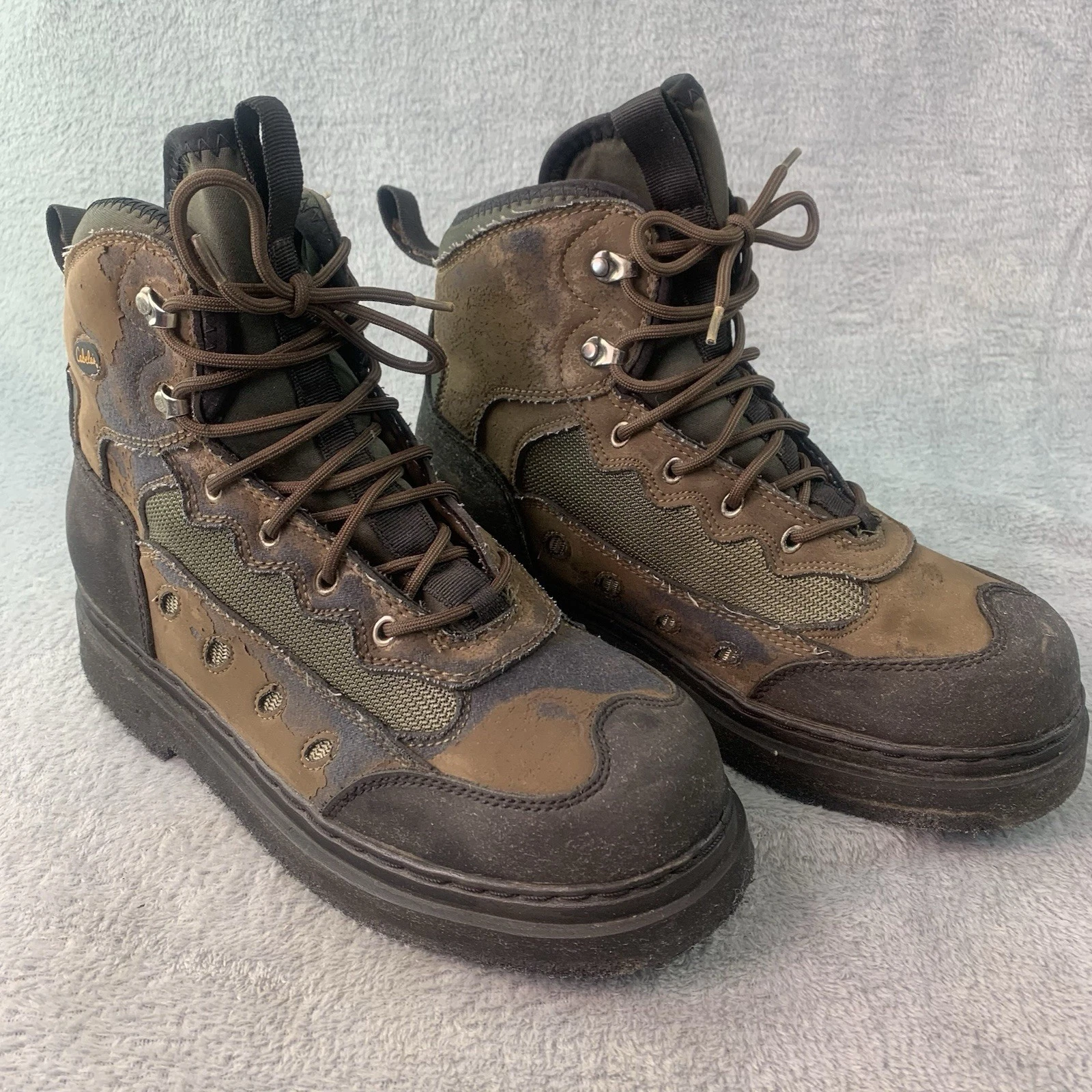 Cabela’s Wading Or Fishing Boots Mens US 11 Felt And Spiked Sole 83-1301
Opens in a new window or ta