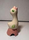 Vintage, Shawnee Pottery,  Pink Pie Bird Vent, Mid Century  5” Pillsbury Premium