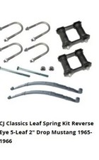 Cj Classics Leaf Spring Kit Reverse Eye 5-leaf 2 Drop Mustang 1965-1966