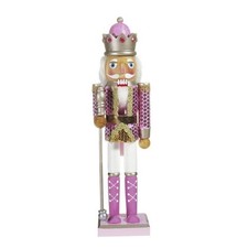 Kurt Adler 15-Inch Pink Nutcracker Christmas Holiday Decor