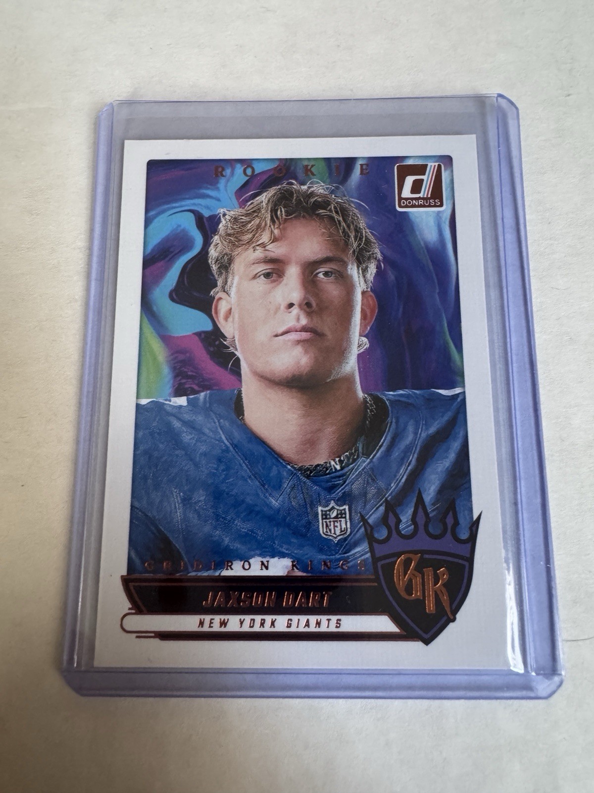 ✨2025 Donruss Jaxson Dart Gridiron Kings RC #RGK-JDT New York Giants Rookie
