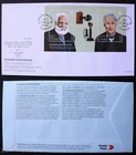 Jersey Stamps: "Scientific Achievements" First Day Cover 2 Value M/S 2022