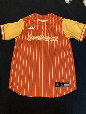 Adidas Little League WS 2024 Southwest Region Orange Youth Large Jersey 