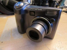 Olympus Digital Camera SP-320 7.1MP Silver Tested & Working