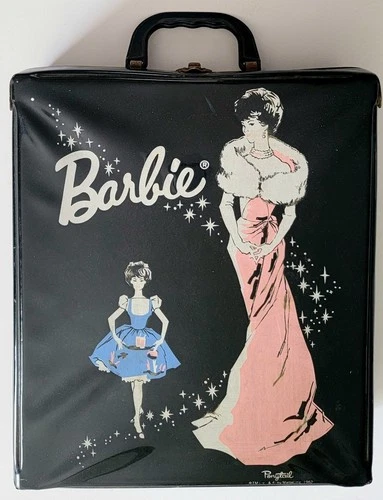 Collection of  Vintage Tammy Doll Clothes & Accessories in Barbie Carrying Case!