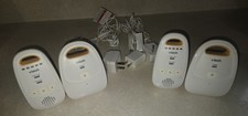 2 Sets VTech DM111 PU and DM111 BU Digital Audio Baby Monitor Tested WORK CLEAN