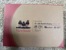 ViewSonic VA1903H 19” Widescreen Monitor - Black