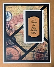 Personalized Birthday Card for Son or Son-in-law Compass Them with Verse Inside
