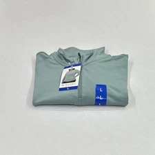 Soybu Women’s Long Sleeve 1/4 Zip Active Top, Green, Size L