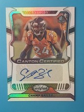 2023 Certified Champ Bailey Canton Certified Signatures #/49 Broncos HOF 🔥