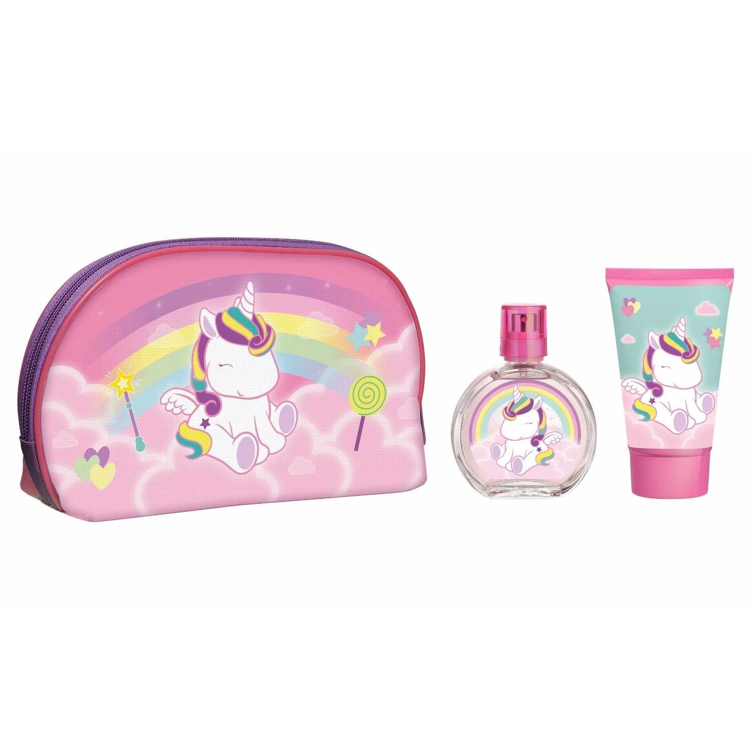 Unicorn Fragrance Gift Set for Girls - EDT 50ml| Shower Gel 100ml and Toiletry Bag
