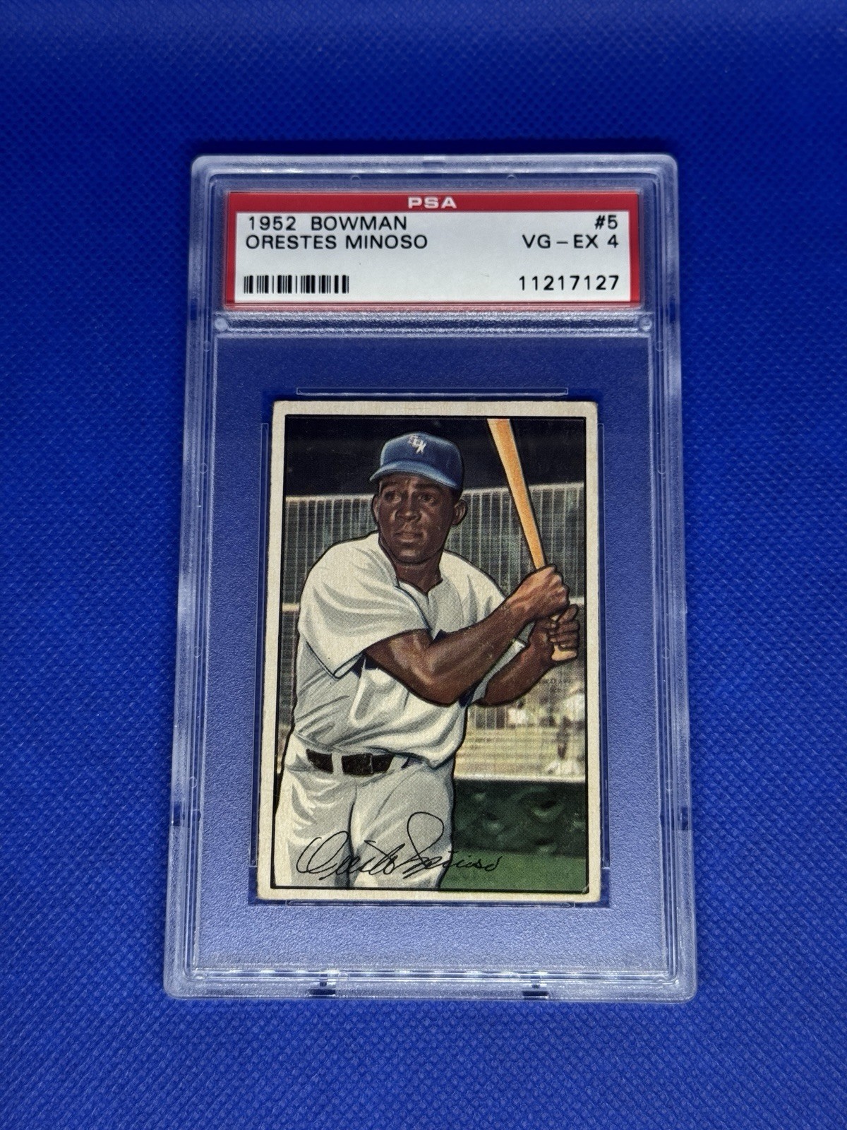 1952 Bowman - Minnie Minoso #5 PSA 4