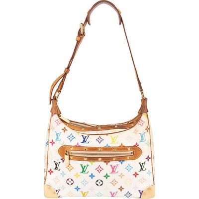 Louis Vuitton Monogram Murakami Multicolor Boulogne Crossbody Bag Tasche