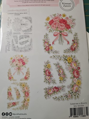 Celebrate In Blooms Die And Washi Tape