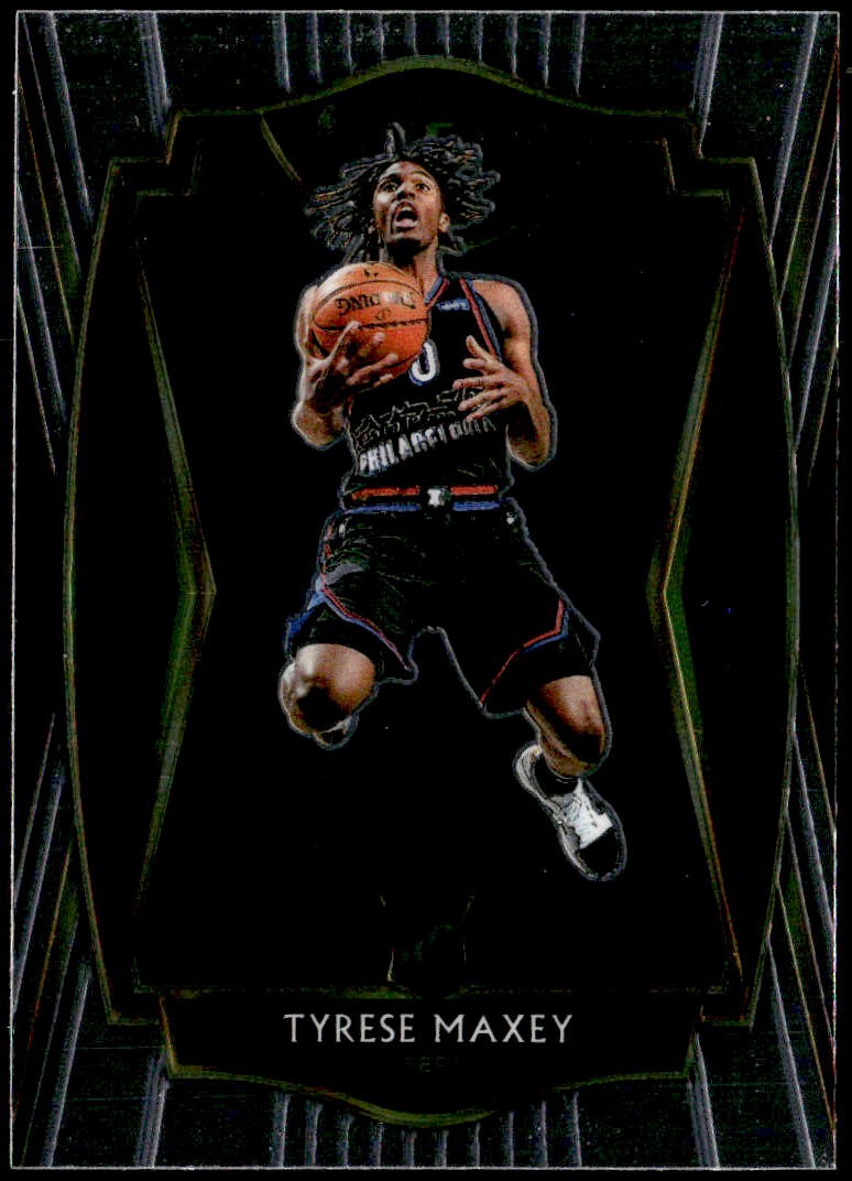 2020-21 Panini Select #174 Tyrese Maxey Premier Rookie E1