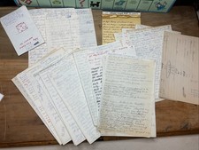 1970s Hand Written Travel Journal From Around The USA Florida Washington DC Shf6