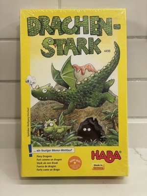 HABA Drachen-Stark Fiery Dragons Memory Game Age 5+ 2-4 Players Family New