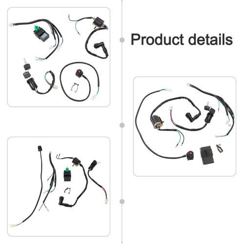 For CDI Ignition Coil Wiring Harness for 50cc 70cc 90cc 110cc 125cc ATVs - Picture 9 of 12