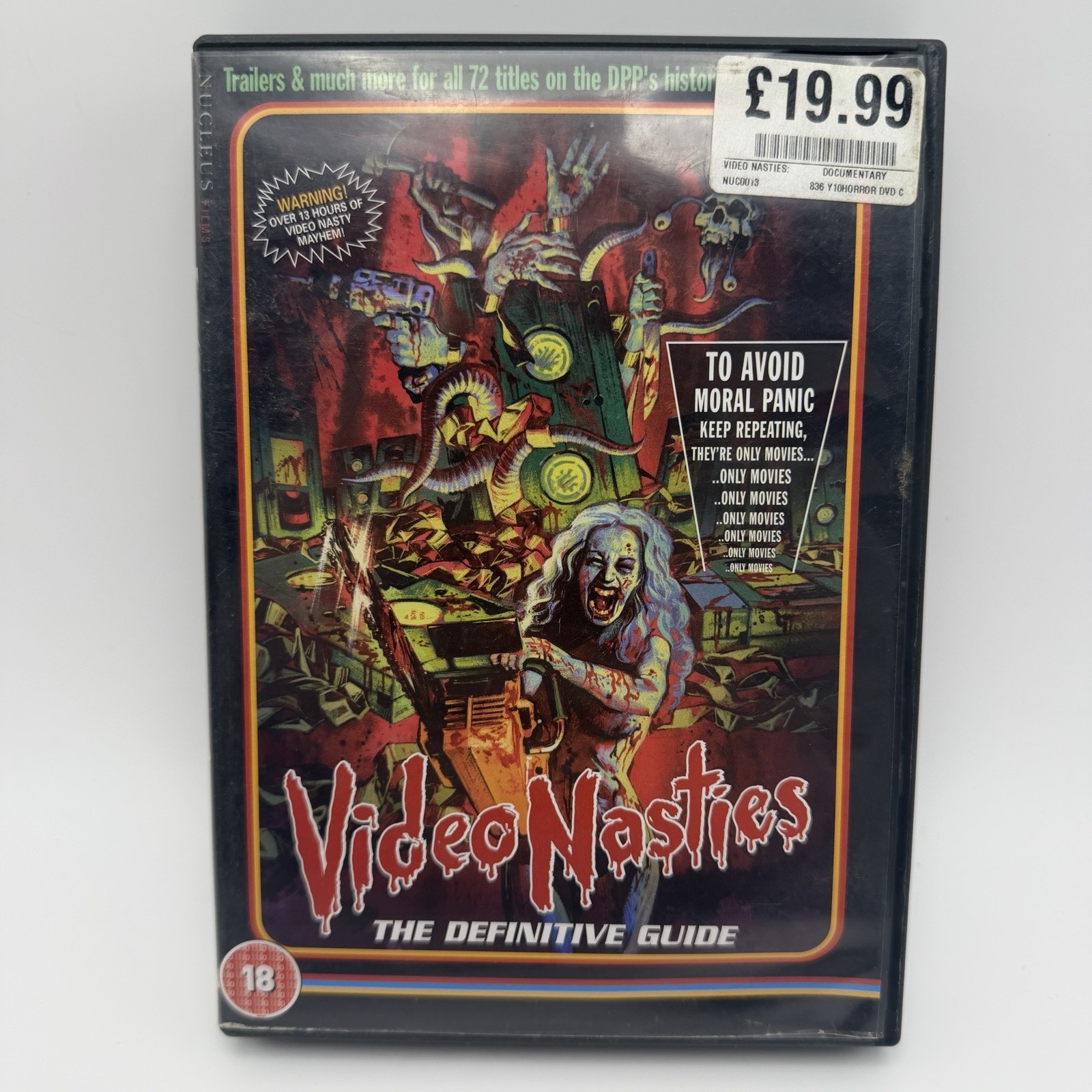 Video Nasties The Definitive Guide DVD Rare Limited Edition With Insert Postcard